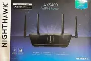 NETGEAR Nighthawk WiFi 6 Router (RAX54S) AX5400 5.4Gbps Wireless Speed (OPEN BOX