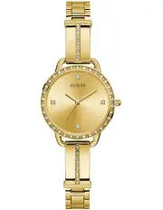 [Guess] Bellini Gold Stainless Steel Dress Watch GW0022L2