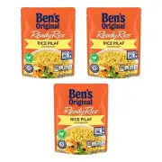 BEN'S ORIGINAL Ready Rice Pouch Rice Pilaf, 8.8 oz. (3 Pack)