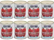 DeLallo San Marzano Style Crushed Tomatoes, 28 oz Can (Pack of 8) Imported Italy