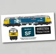 British Rail Class 47 Fridge Magnet 47583 BR Blue Diesel Locomotive
