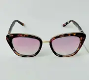 Urbanology Sunglasses For Women Cat-Eye 100% UVA-UVB Protect Brown/Pink Mirrored