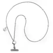 - Metal Chain Cross-body Strap Frozen Metal Rhinestone Cross-body Strap