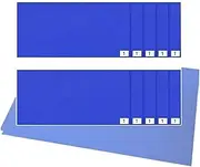 Sticky Tac Mats Adhesive Floor, 300 Sheets Adhesive Mat, Sticky Mat for Cleanroom Construction Home Laboratory Hospital Warehouse Remove Dust Dirt Debris from Shoes Equipment Wheels(65x115cm/25.6x45.3