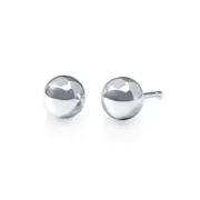 Ball Stud Earrings in Sterling Silver