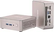 GEEKOM A5 Mini PC, AMD Ryzen5 7430U(8C/16T, up to 4.5GHz), 16GB DDR4&512GB M.2 2280 NVMe Gen3*4 SSD, Vega 8 Graphics, Windows 11 Pro Desktop Computer Support 8K UHD/Wi-Fi 6/Bluetooth 5.2/USB 3.2