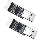 2pcs CP2102 USB to TTL Serial Converter for Development Projects 3.3 V and 5 V