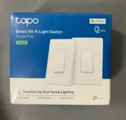 TP-Link Tapo Matter Smart Light Switch: Voice Control w/Siri, Alexa & 2-Pack