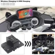 Wireless Charger GPS Navigation Bracket Phone Holder Stand For BMW R1200RT R1250