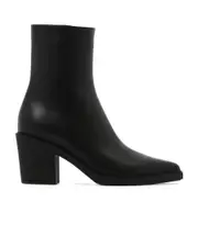 Gianvito Rossi Dylan Pointed-Toe Ankle Boots 38.5,37,38,39.5,40.5,40,41 Black
