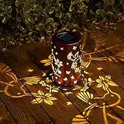 Solar Lantern, Outdoor Lights, Solar Lanterns, Metal, LED, IP65 Waterproof, Perfect for Garden, Patio, Lawn Decor