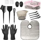 16 Pieces Hair Dye Coloring Kit- Hair Tinting Bowl, Hair Agitator, Dye Brush,...