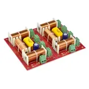 2Pcs 200W 3 Ways Treble + Midrange + Dual Bass Speaker Crossover Divider 4 Ways