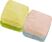 HAPINARY 4pcs Sanitary Napkin Pack Tampon Pouch Multi-Function Small Bag Menstrual Pad Storage Bag Portable Bag Sanitary Pad Pouch Bag for Travel Decorative Period Bag Small Period Bag