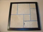Trivet Handmade ART Tumbled Marble TRIVET Useful Art Gift Decor Curio