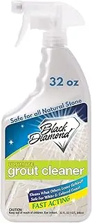 Black Diamond Stoneworks ULTIMATE GROUT CLEANER: Best Grout Cleaner For Tile and Grout Cleaning, Acid-Free Safe Deep Cleaner & Stain Remover for Even the Dirtiest Grout, Best Way to Clean Grout in Ceramic, Marble. 32oz, UGC RTU