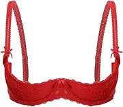 [GRRKDFQ] Women's Lingerie Sets Hollow Lace Bra Open Bra