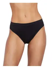 [Bendon] Seamless Soft High Cut Brief in Black