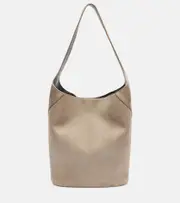 [Brunello Cucinelli] Brunello Cucinelli Large suede bucket bag One Size beige