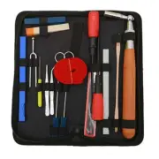 18 Pcs Piano Tuning Tools Kit Tuning Hammer Lever Felt , Mutes,Wrench Hammer Kit