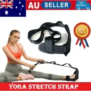 Yoga Flexibility Stretch Band Leg Fascia Stretcher Strap Ballet Gym Trainer RL