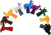 9pcs Cartoon Animal Puppet Puppets for Puppet Realistic Lovely Finger Puppet Soft Finger Puppets Animal Shape Finger Puppets Animal Finger Puppet Finger Felt
