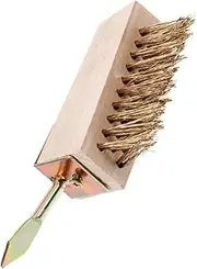 NULYLU Easy to Use Weeding Brush Steel Wire Brush Set Garden Patio Deck Moss Remover