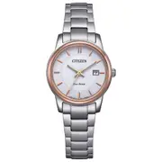 Citizen Eco-Drive White Dial Two-Tone Women's Watch (EW2319-71A)