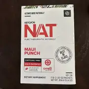 (1) Box PRÜVIT Keto OS NAT® Maui Punch Keto Supplements – Caffeine Free NEW HTF