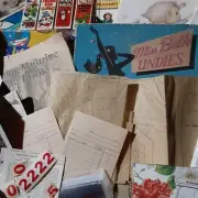 Ephemera Vintage Junk Journal 70+ pieces Smashbook Collage Crafts Vin C3