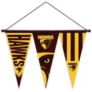 Hawthorn Hawks AFL Felt Wall Pennant Hanger Flag Banner