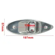 1 Set Marine Boat Navigation LED Side Tear Drop Lights Vertical Mount DC 12V