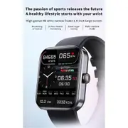 Non-Invasive Glucose Test SmartWatch with Oxygen Sugar Tracking - Matte Pink
