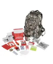 Survival Backpack 1 Person Emergency Kit for 5 Day Natural Disasters Safety