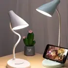 USB Rechargeable LED Table Desk Lamp Touch Bedside Reading Study Night Light AU