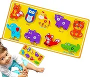Tear and Pull Puzzle Game - Educational Matching Puzzle for Preschool Girls Boys | Colorful Early Learning Toys, Shape Sorter for Nursery School, Bedroom Fun