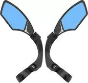 Sturdy Adjustable Bicycle Mirror with Convex Lens for Enhanced Visibility
