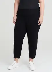 [Taking Shape] Taking Shape Tall Bamboo Lounge Pant Size 16 in Black - Plus Size Women's Bottoms Black