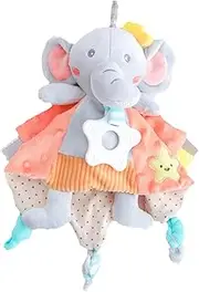 QUMIIRITY Appeasing Towel Doll Soft Animal Design for Cribs and Strollers Gentle Safe for Comfort and Playtime Companion