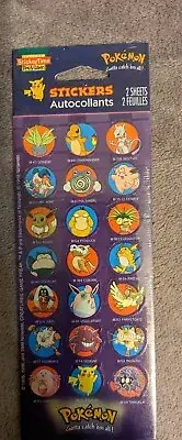 Vintage Sticker Time Pokemon Stickers