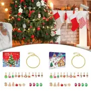 Xmas Advent Calendar DIY Bracelet Set DIY Jewelry Making Kit Xmas Gift