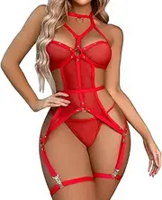 [Generic] Womens Sexy Lingerie Corsets & Bustiers Bandage Bustier Top Lace Bra Sheer Women Unpadded Crop Rainbow Bralette Sexy Lingerie for Sexy Costume Plus Size