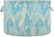 Yoogain Delicate Cartoon Mint Green Gold storage basket and waterproof laundry hamper with sturdy handle bag supply Decorar for sheet dorm store