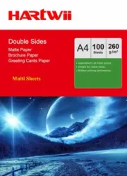 A4 Matte Matt Double Sided Photo Paper Inkjet Paper Print 260Gsm 100-1000 Sheets
