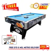 CUETIQ JD LOGO 7FT MDF Pool Snooker Billiards Table Free Accessory