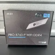 MSI PRO B760-P WiFi DDR4 LGA 1700 ATX Intel Motherboard Brand New