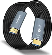 Twozoh Fiber Optic HDMI Cable 100FT, 4K Fiber HDMI to HDMI Cable 4K/60Hz (4:4:4 HDR10 HDCP2.2) 1440p 144Hz 18Gbps High Speed UHD Fiber HDMI Cord(30M)
