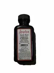 Angelus Leather Finishes - For Boot Bags 3 Oz W/ Applicator All - Red