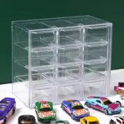 1:64 Car Model Toy Storage Box Clear Dustproof Case Car Toy Display.pi