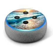 Vinyl Decal Skin for Amazon Echo Dot 3rd Gen - Sunset on Beach